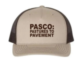 Tan and Brown Trucker cap with logo